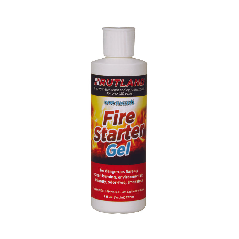 Rutland One Match Gelled Alcohol Fire Starter 10 min 8 oz