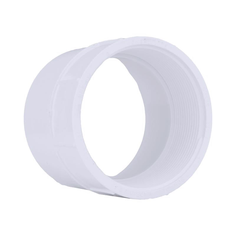 Charlotte Pipe Schedule 40 4 in. Slip X 4 in. D FPT PVC Adapter 1 pk