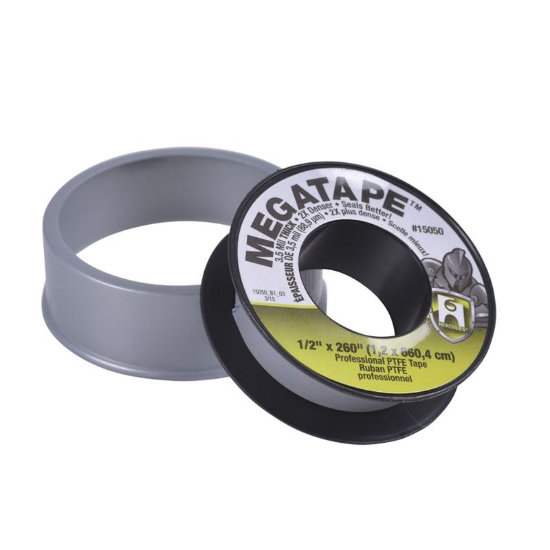 Hercules Megatape Gray 1/2 in. W X 260 in. L PTFE Tape