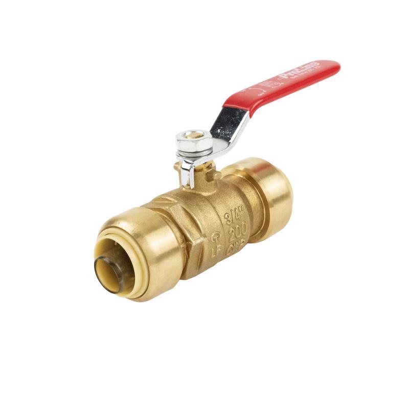 B&K Proline 1 in. Brass Push Fit Ball Valve Full Port
