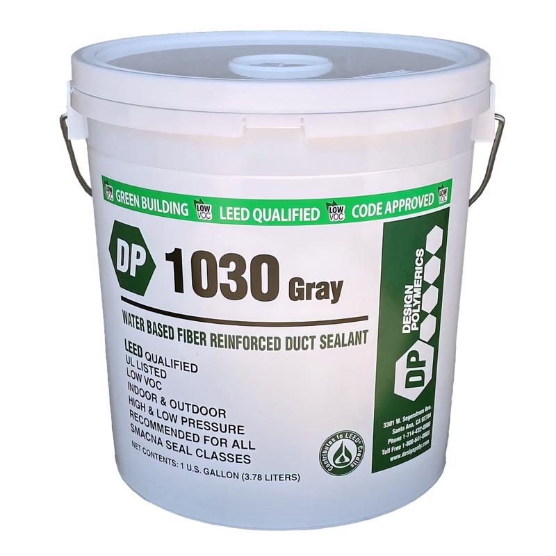 Design Polymerics Gray Latex Duct Sealant 1 gal