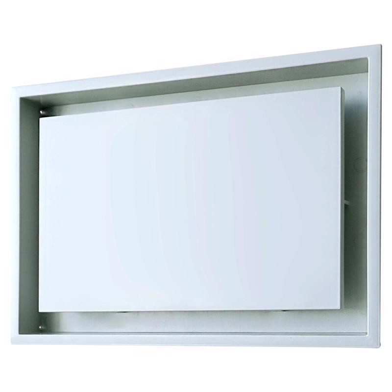 Fittes Aria Vent 10-3/4 in. H X 14-15/16 in. W Satin White ABS Plastic Wall/Ceiling Air Vent Return