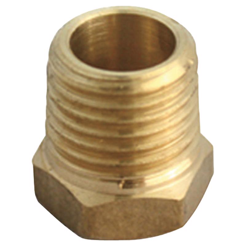 1 in. MPT X 1/4 in. D FPT Brass Hex Bushing