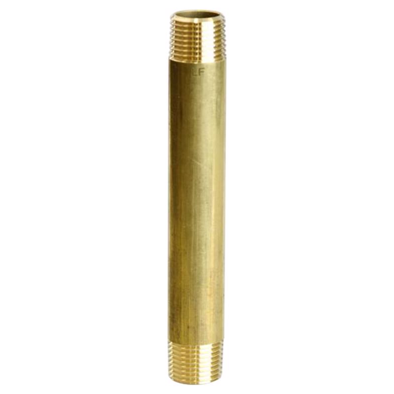1/2 in. MPT X 1/2 in. D MPT Red Brass Nipple 5-1/2 in. L