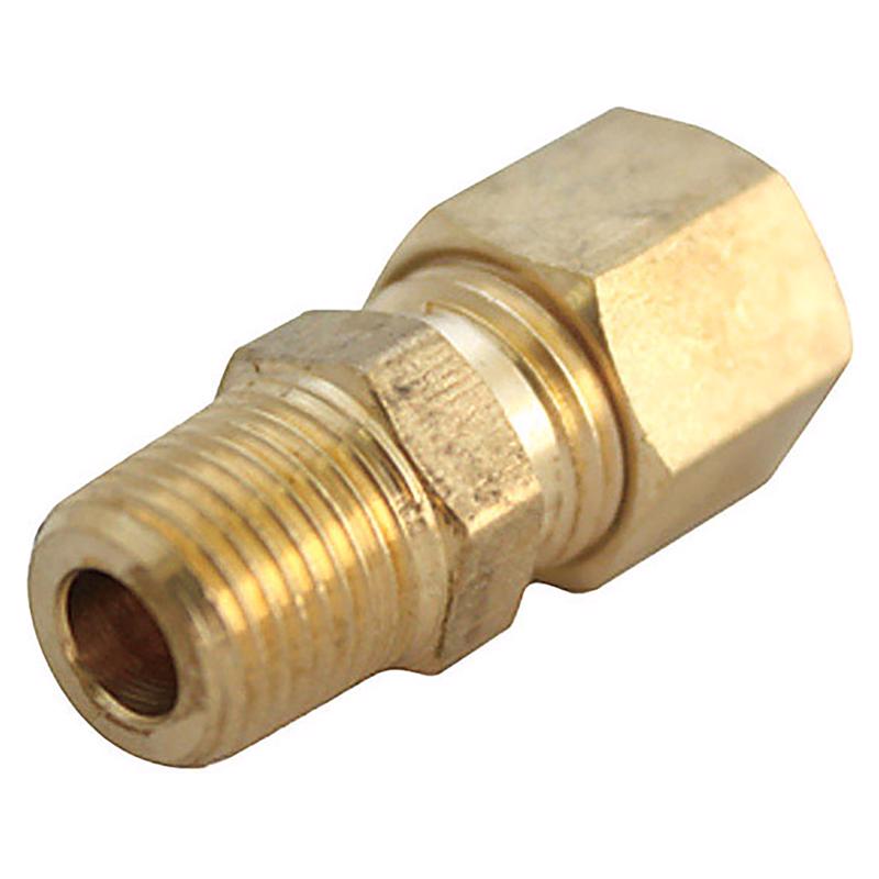 1/2 in. Compression X 3/4 in. D MPT Brass Connector