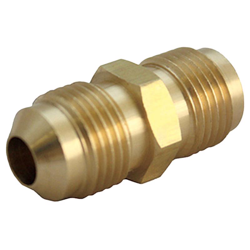 5/8 in. Flare X 3/8 in. D Flare Yellow Brass Union