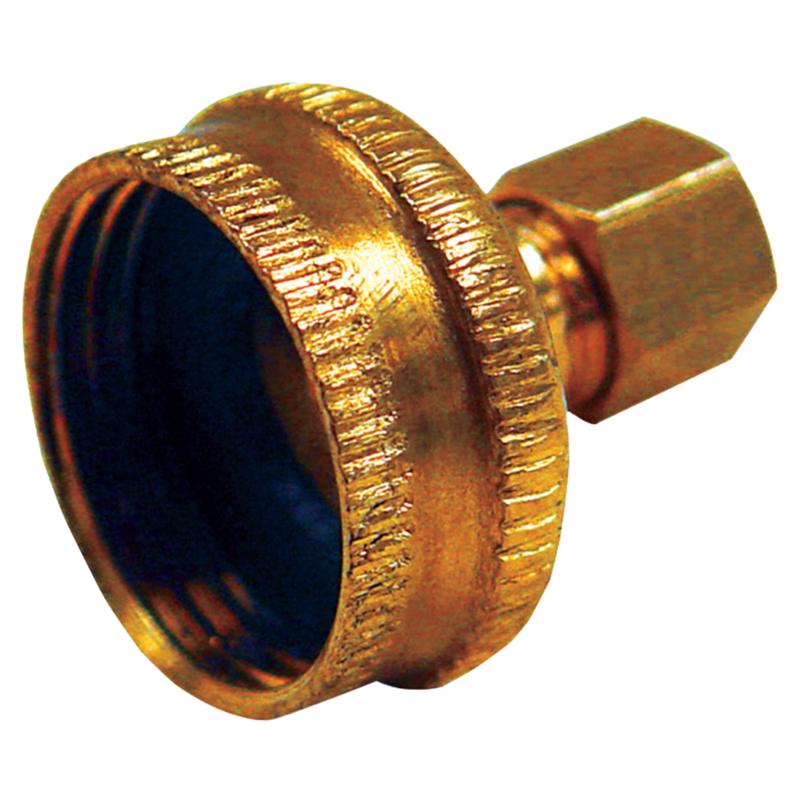 Brass 3/4 in. D X 1/4 in. D Adapter 1 pk