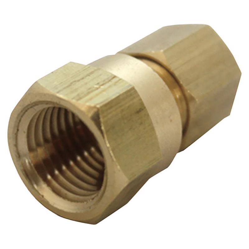 1/2 in. Compression X 3/8 in. D FPT Brass Coupling