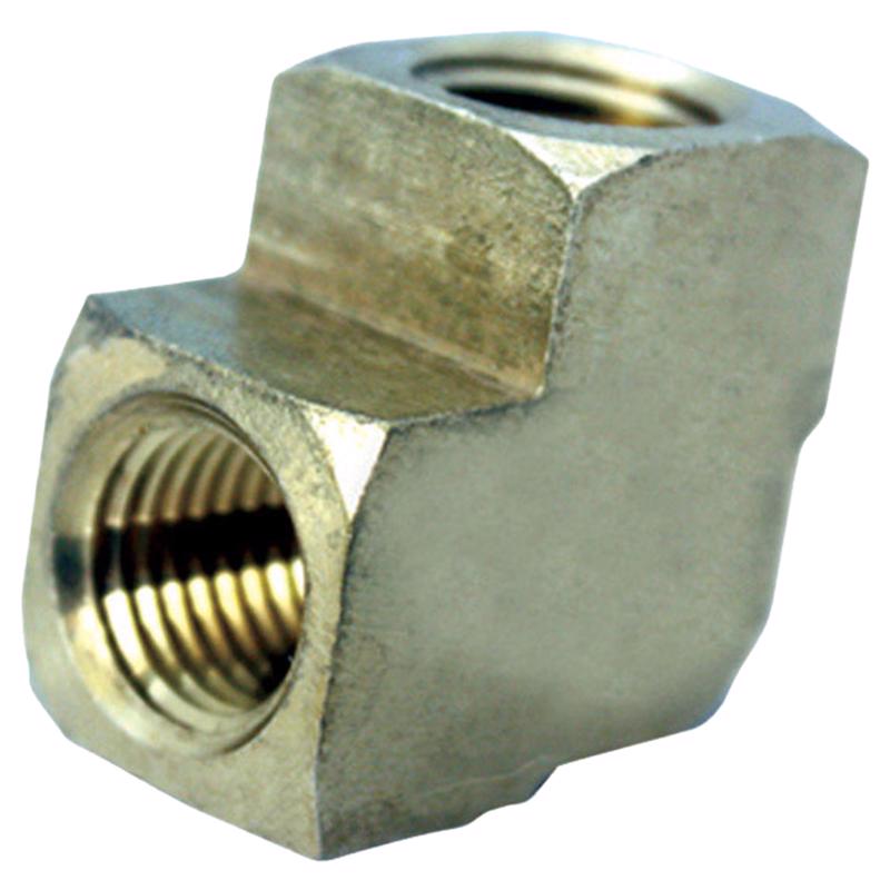 1/4 in. FPT X 1/8 in. D FPT Brass 90 Degree Elbow
