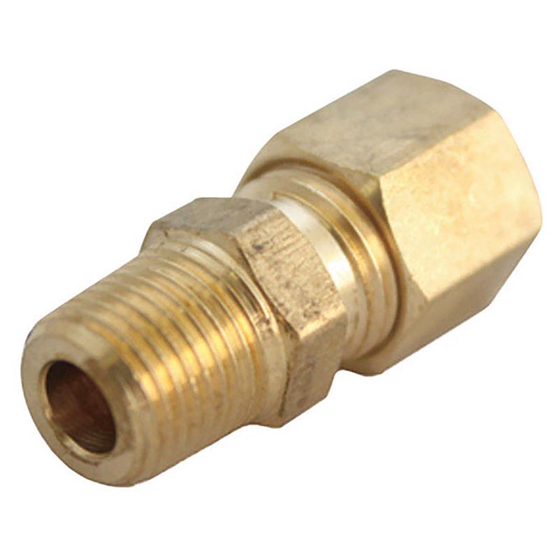 3/8 in. Compression X 3/4 in. D MPT Brass Connector