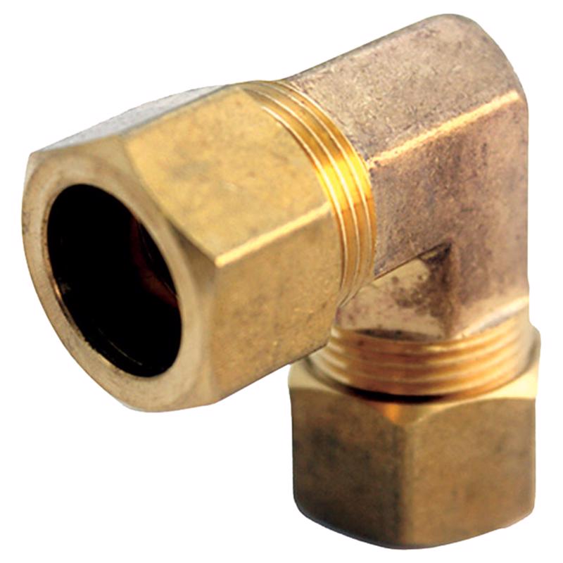 7/8 in. Compression X 7/8 in. D Compression Brass 90 Degree Elbow
