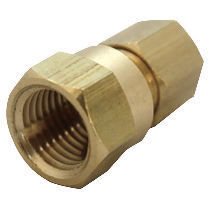 7/8 in. Compression X 3/4 in. D FPT Brass Coupling