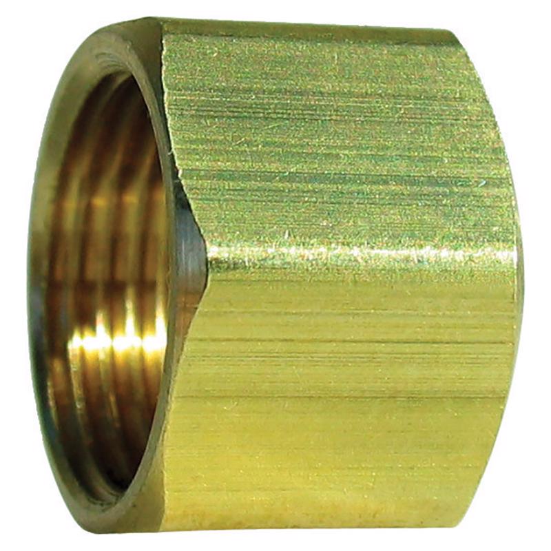 3/4 in. Compression X 3/4 in. D Compression Yellow Brass Nut