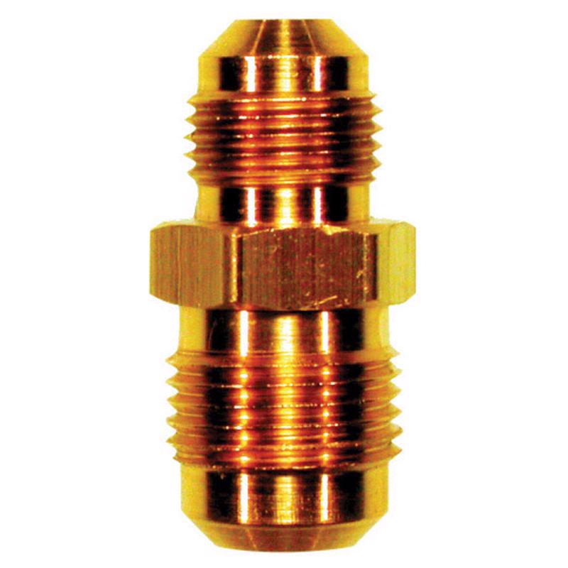 3/8 in. Flare X 1/4 in. D Flare Yellow Brass Reducing Union