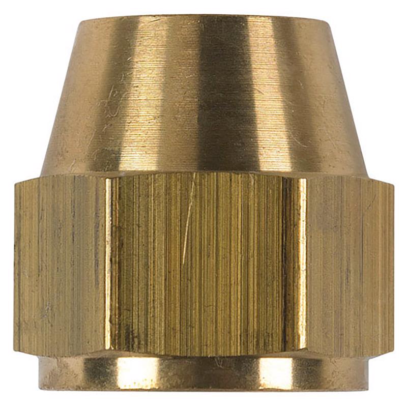 Home Plus 5/16 in. Flare Yellow Brass Nut