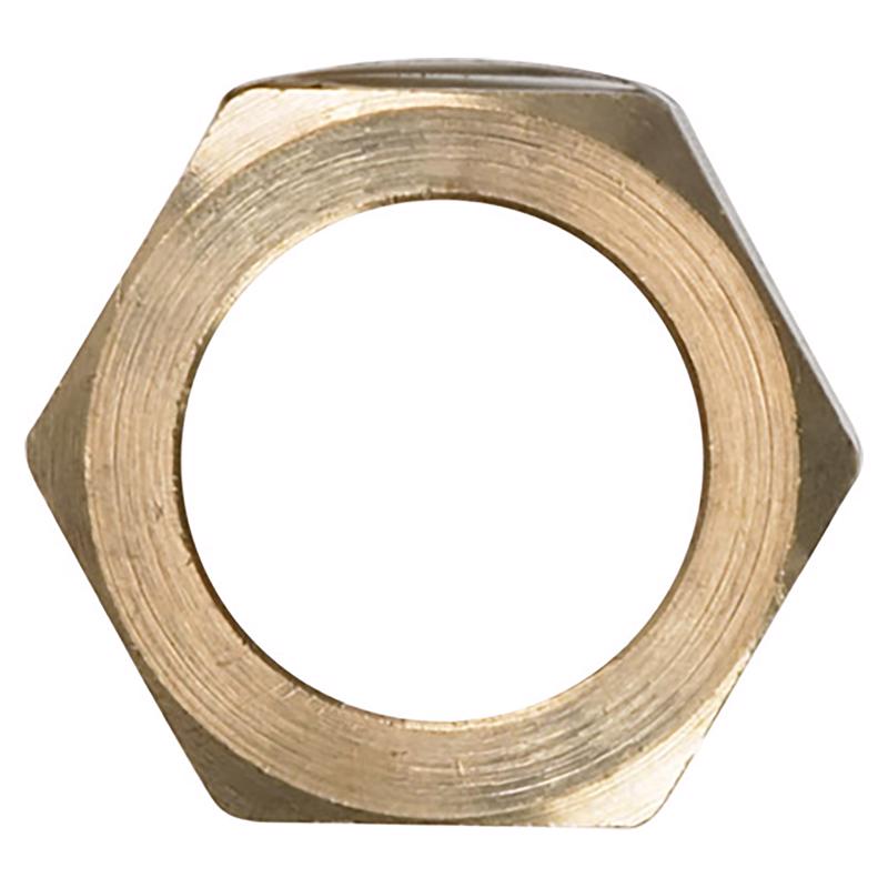 7/8 in. Compression X 7/8 in. D Compression Yellow Brass Nut