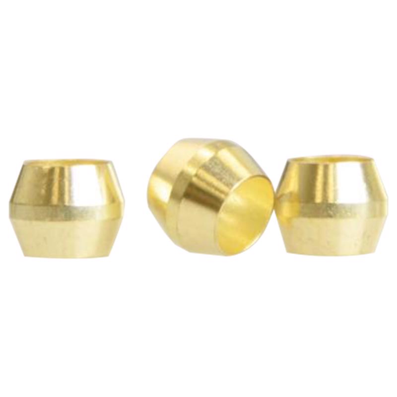 3/16 in. Compression X 3/16 in. D Compression Brass Sleeve