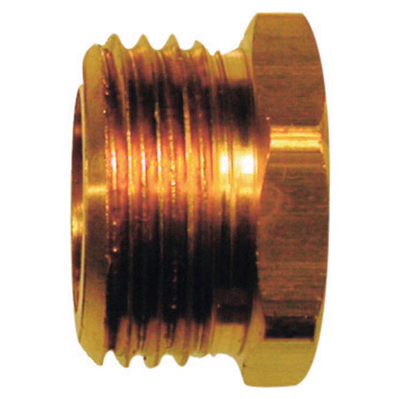 Brass 3/4 in. D X 1/2 in. D Hose Adapter 1 pk