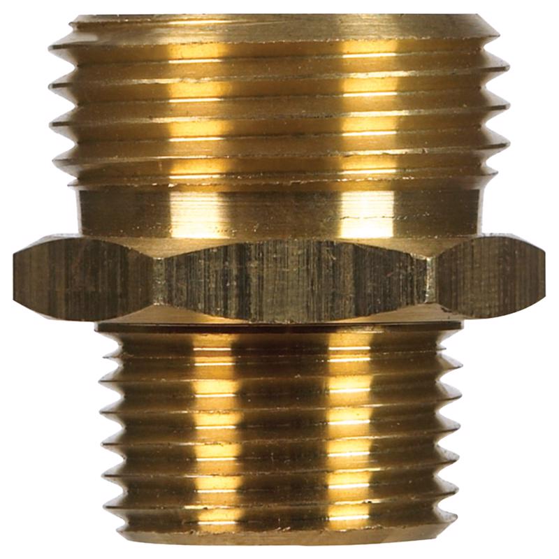 Brass 3/4 in. D X 1/2 in. D Hose Adapter 1 pk