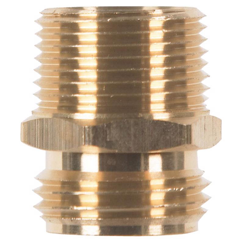 Brass 3/4 in. D X 3/4 in. D Hose Adapter 1 pk