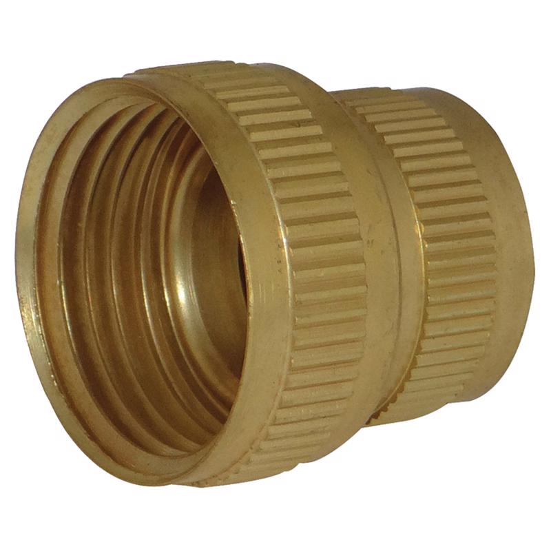 Brass 3/4 in. D X 3/4 in. D Hose Adapter 1 pk