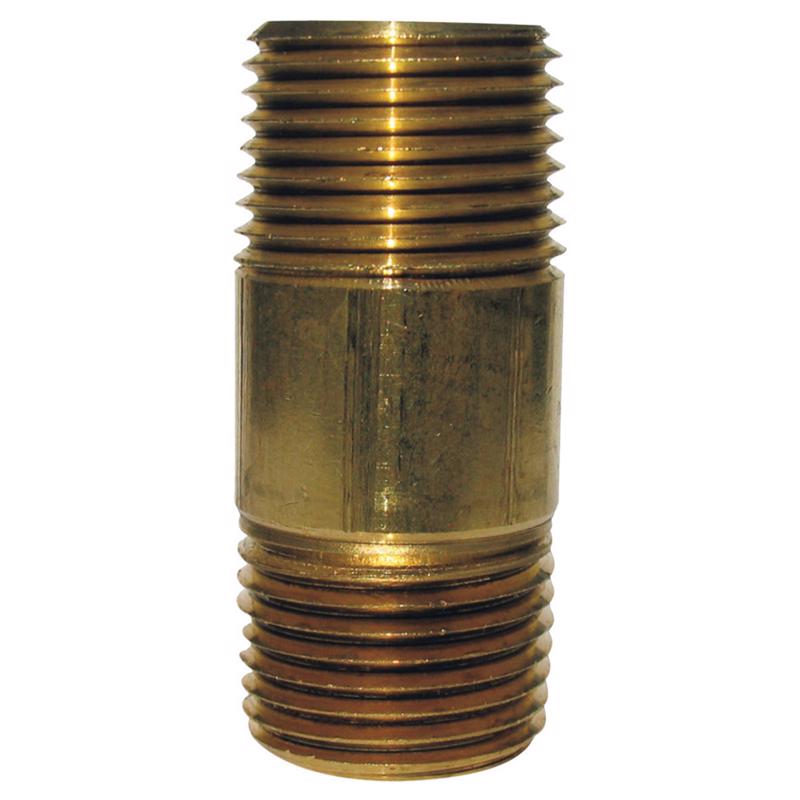 1/2 in. MPT X 1/2 in. D MPT Red Brass Nipple 4-1/2 in. L