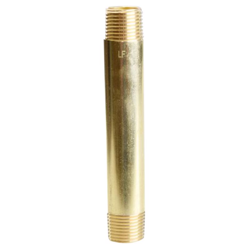 1/2 in. MPT X 1/2 in. D MPT Red Brass Nipple 5 in. L