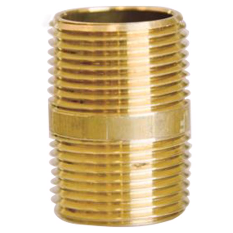 3/4 in. MPT X 3/4 in. D MPT Red Brass Nipple 1-1/2 in. L