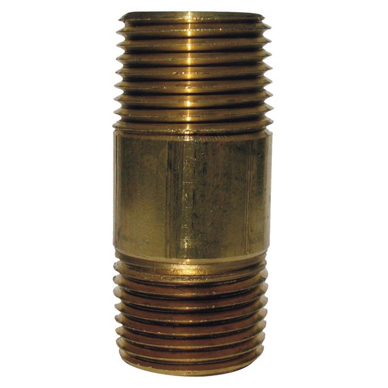 3/4 in. MPT X 3/4 in. D MPT Red Brass Nipple 2 in. L