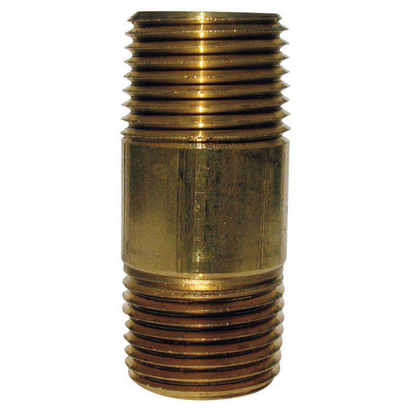 3/4 in. MPT X 3/4 in. D MPT Red Brass Nipple 6 in. L
