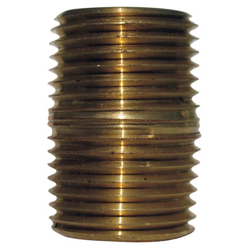 3/8 in. MPT Brass Close Nipple