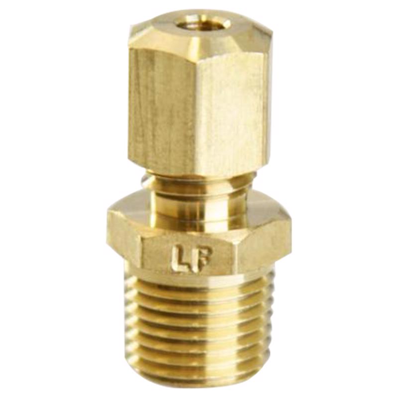 1/8 in. Compression X 1/8 in. D MPT Brass Connector
