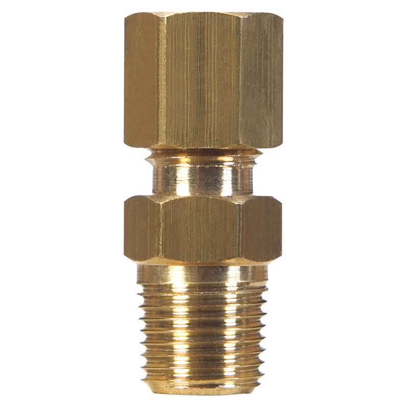 1/4 in. Compression X 1/8 in. D MPT Brass Connector