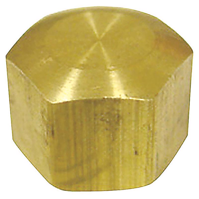 5/16 in. Compression Brass Cap