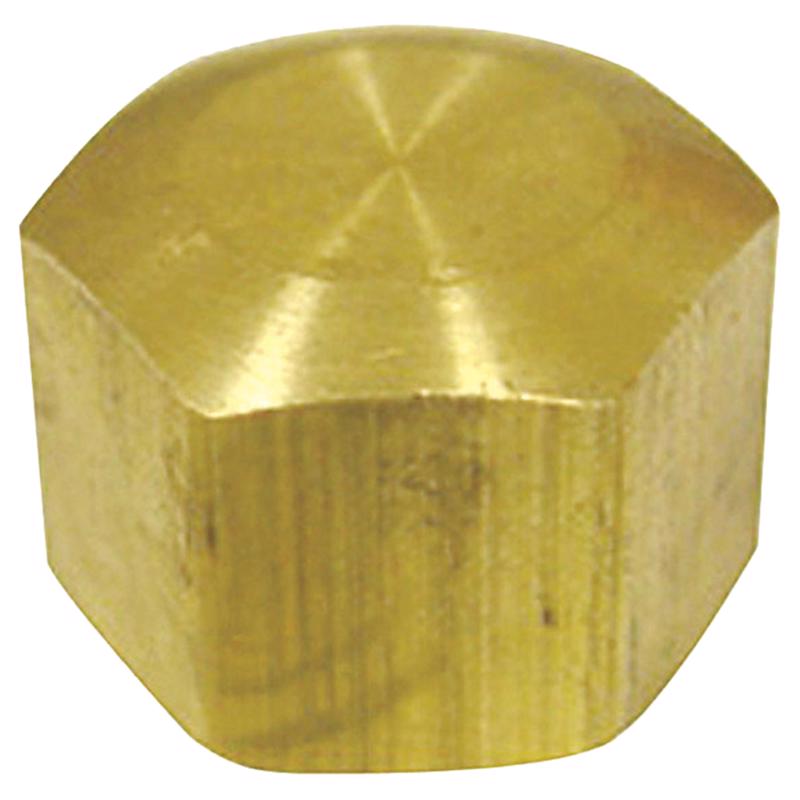 5/8 in. Compression Brass Cap