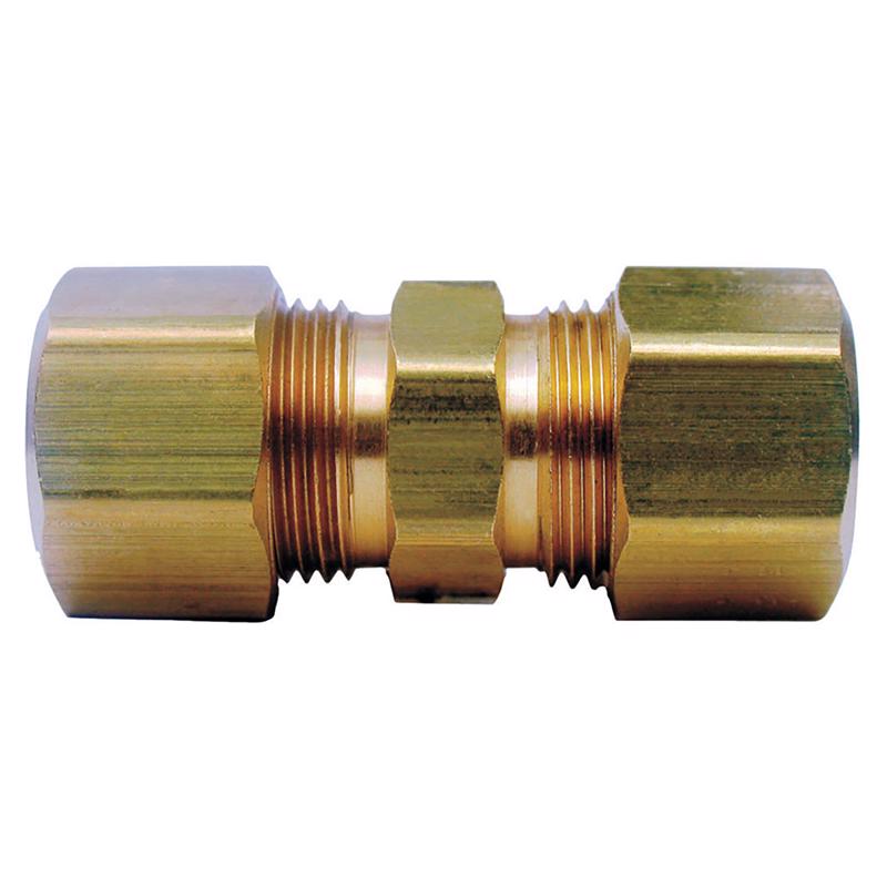 1/2 in. Compression X 1/2 in. D Compression Yellow Brass Union