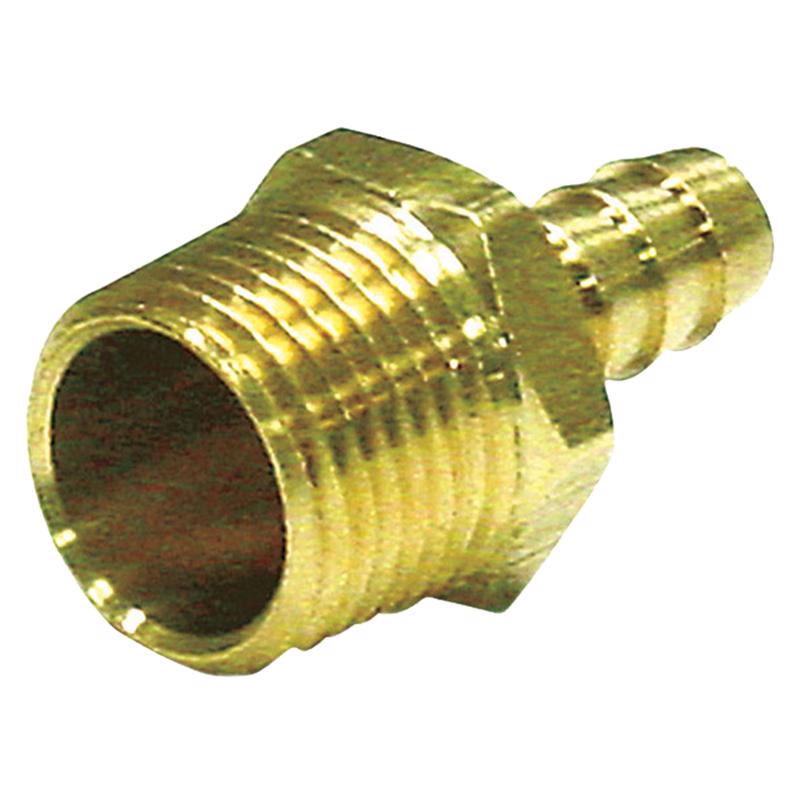 Brass 1/8 in. D X 1/8 in. D Adapter 1 pk