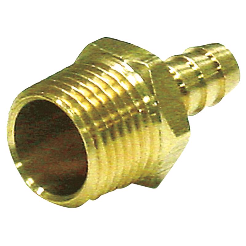 Brass 1/4 in. D X 1/4 in. D Adapter 1 pk