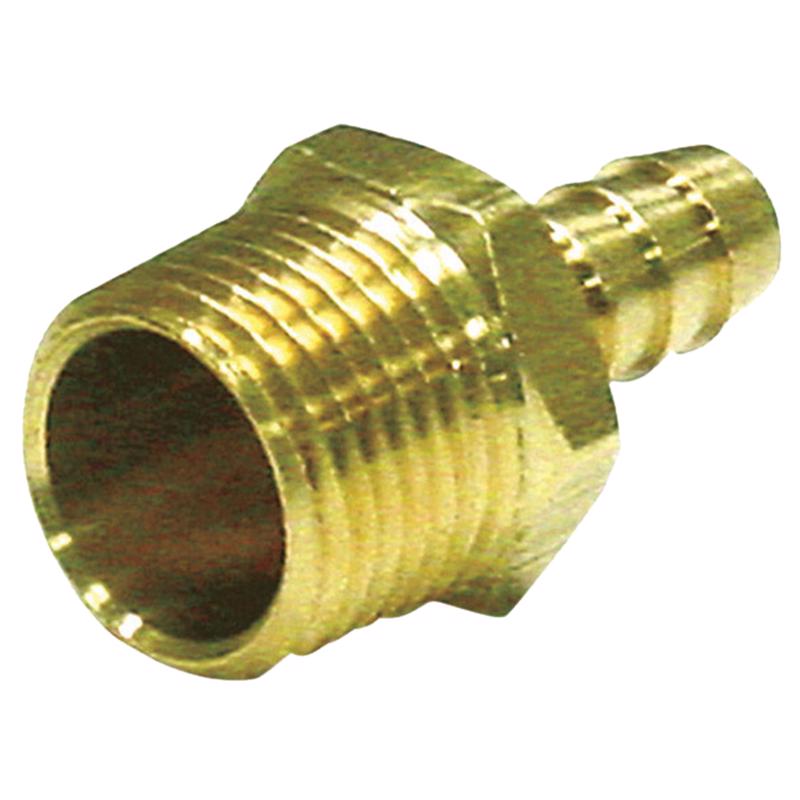 Brass 1/2 in. D X 1/4 in. D Adapter 1 pk