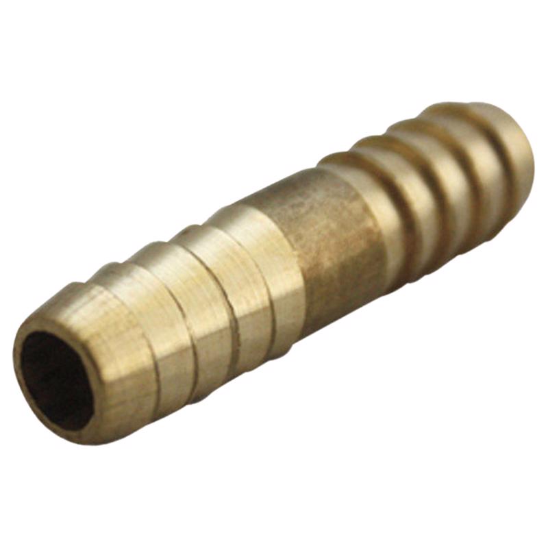 Brass 3/16 in. D X 3/16 in. D Hose Mender 1 pk