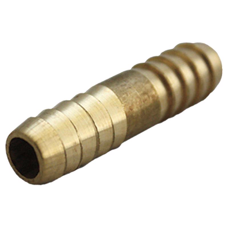 Brass 3/8 in. D X 3/8 in. D Hose Mender 1 pk