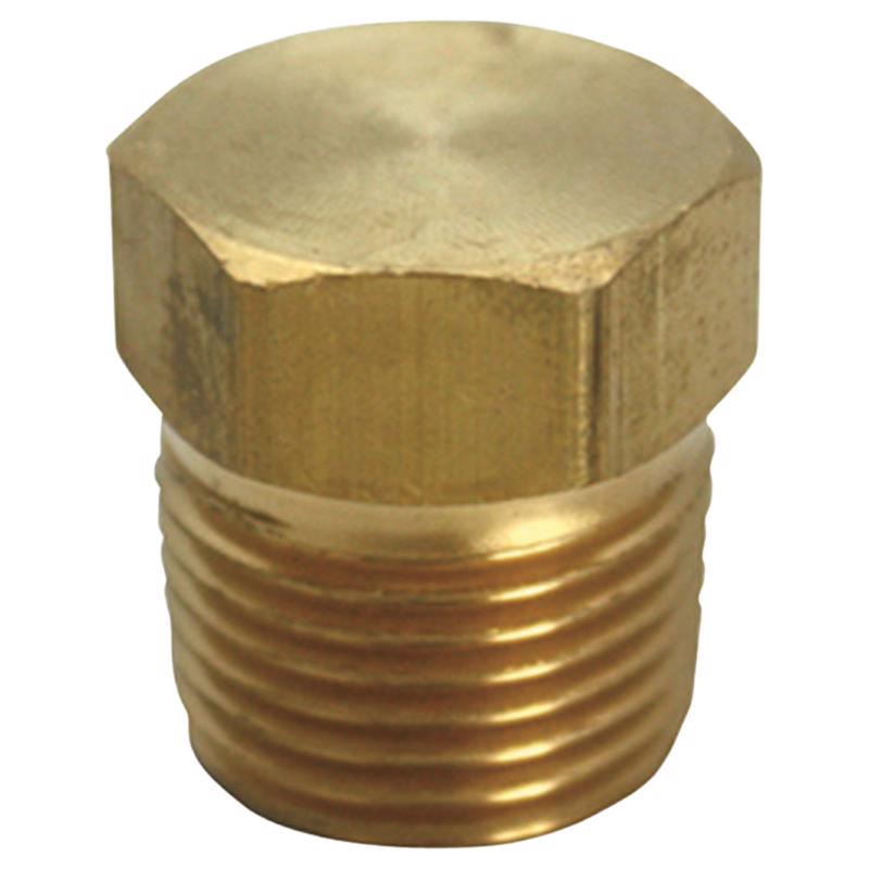 3/8 in. MPT Brass Hex Head Plug