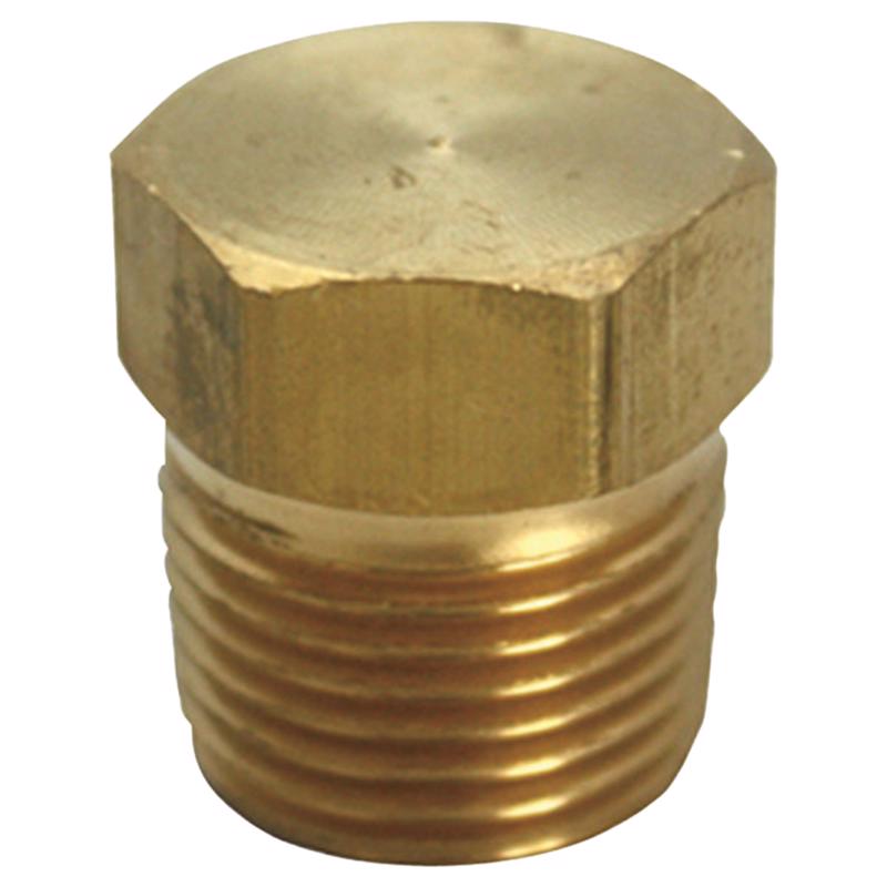 3/4 in. MPT Brass Hex Head Plug