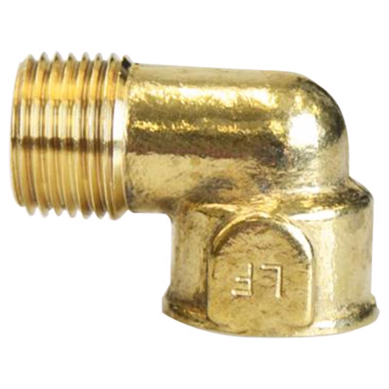 3/8 in. FPT X 3/8 in. D MPT Brass 90 Degree Street Elbow