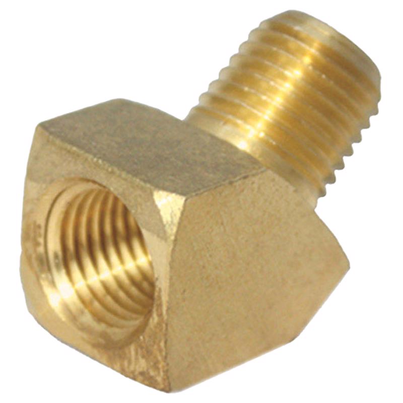 1/4 in. FPT X 1/4 in. D MPT Brass 45 Degree Street Elbow