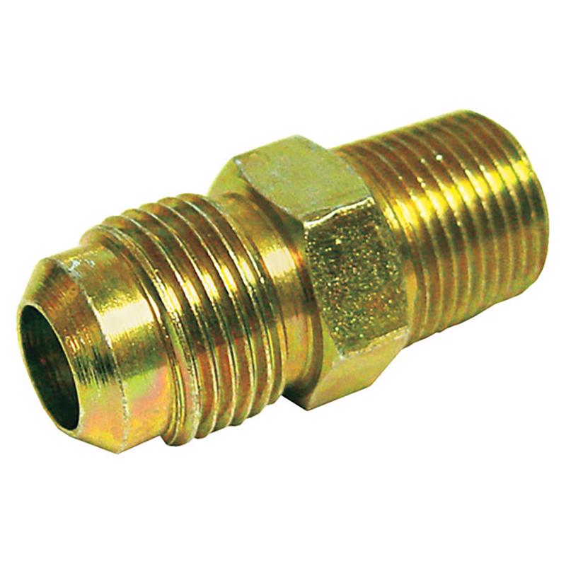 5/16 in. Flare X 1/4 in. D Male Brass Adapter