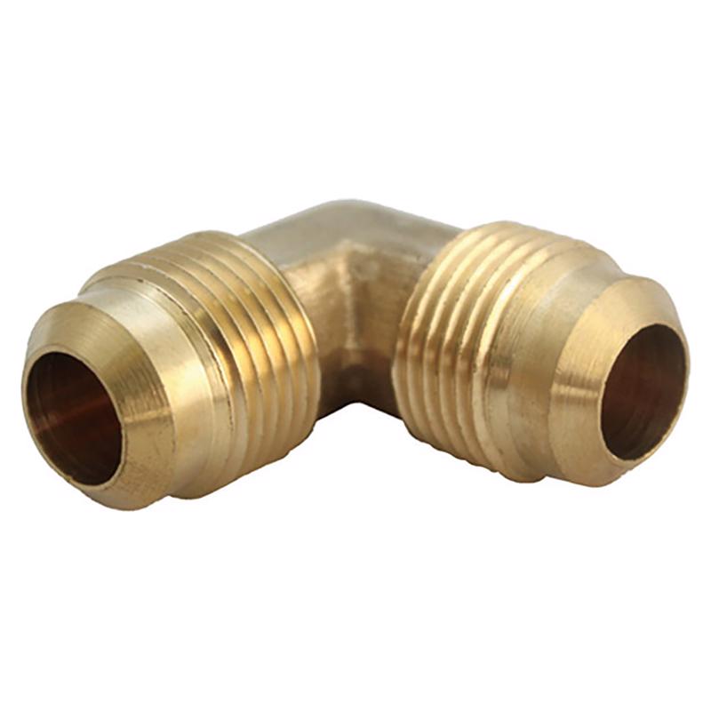 3/8 in. Flare X 3/8 in. D Flare Brass 90 Degree Elbow