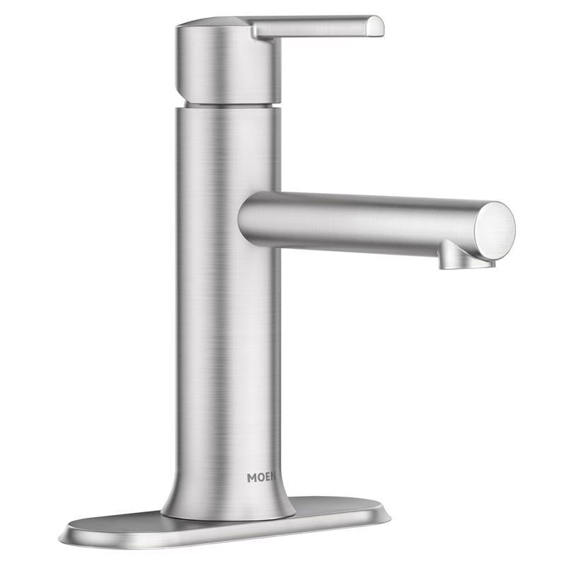 Moen Arlys Brushed Nickel Bathroom Faucet 4 in.
