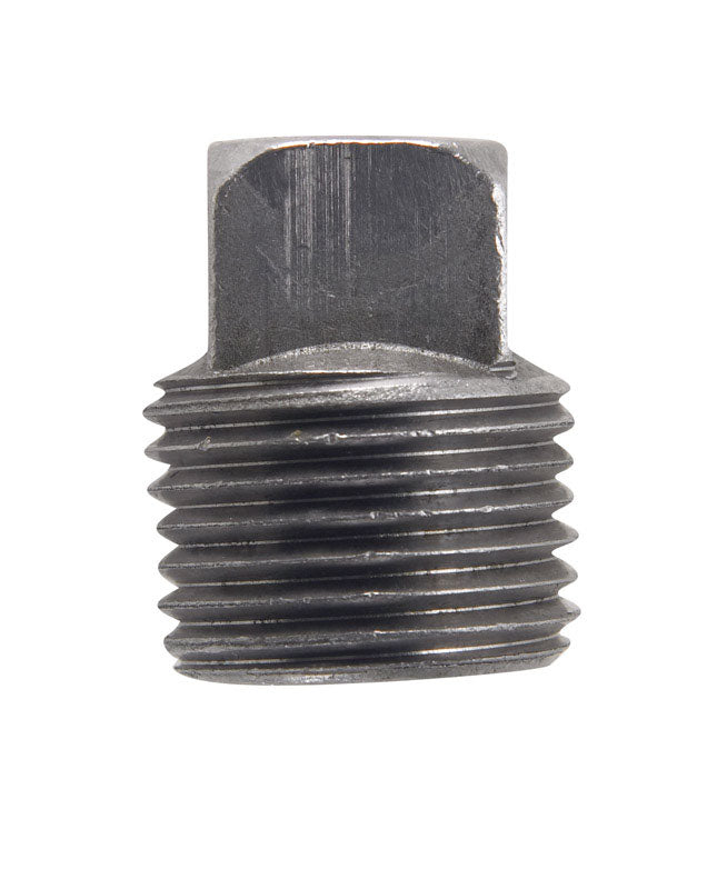 Billco Corporation 1/8 in. MPT Black Steel Square Head Plug