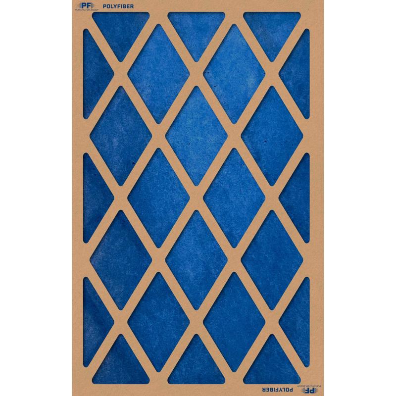 Purafilter 20 in. W X 20 in. H X 1 in. D Polyfiber 5 MERV Flat Panel Filter 1 pk